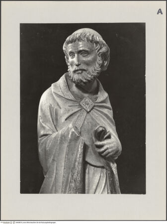 Vorderseite von Grassi [https://www.deutsche-digitale-bibliothek.de/content/lizenzen/rv-ez/] Petrus - Detail: Kopf und Oberkörper, bh608016_recto. Foto.