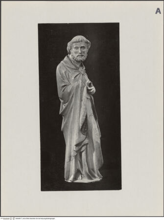 Vorderseite von Grassi [https://www.deutsche-digitale-bibliothek.de/content/lizenzen/rv-ez/] Petrus - Gesamtansicht, bh608017_recto. Foto.