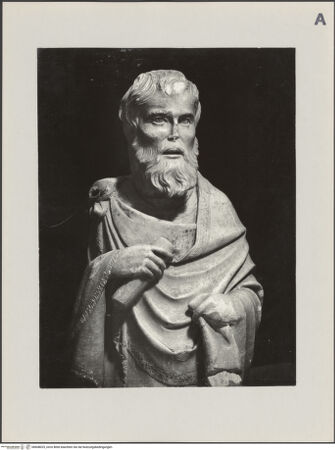 Vorderseite von Grassi [https://www.deutsche-digitale-bibliothek.de/content/lizenzen/rv-ez/] Prophet - Detail: Kopf und Oberkörper, bh608025_recto. Foto.