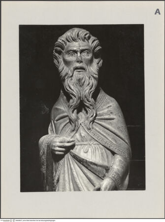 Vorderseite von Grassi [https://www.deutsche-digitale-bibliothek.de/content/lizenzen/rv-ez/] Prophet - Detail: Kopf und Oberkörper, bh608027_recto. Foto.