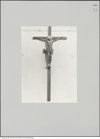 Vorderseite von Soprintendenza ai Monumenti e Gallerie per le Province di Pisa, Livorno, Lucca e Massa Carrara [https://www.deutsche-digitale-bibliothek.de/content/lizenzen/rv-ez/] Kruzifix - Gesamtansicht, bh608045_recto. Foto.