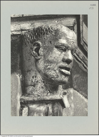Vorderseite von Sopr. BAS SI [https://www.deutsche-digitale-bibliothek.de/content/lizenzen/rv-ez/] KonsolfigurenKopf eines Afrikaners (M.I.) - Dreiviertelansicht von links, bh608054_recto. Foto.