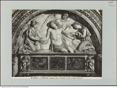 Vorderseite von Alinari [https://www.deutsche-digitale-bibliothek.de/content/lizenzen/rv-ez/] Auferstehung Christi - , bh608061_recto. Foto.