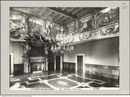 Vorderseite von Croci [https://www.deutsche-digitale-bibliothek.de/content/lizenzen/rv-ez/] Palazzo MagnaniSalone d'onore - Blick in den Raum, bh608133_recto. Foto.