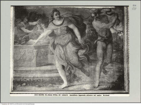 Vorderseite von Croci [https://www.deutsche-digitale-bibliothek.de/content/lizenzen/rv-ez/] Die Geschichte von Romulus und RemusLudi Lupercali - Gesamtansicht, bh608136_recto. Foto.