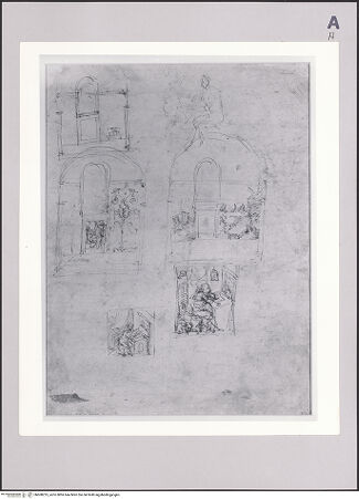 Vorderseite von Metropolitan Museum of Art [https://www.deutsche-digitale-bibliothek.de/content/lizenzen/rv-ez/] Entwürfe für eine Wanddekoration mit dem heiligen Hieronymus - , bh608225_recto. Foto.