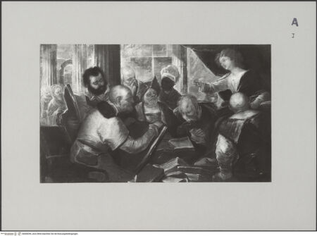 Vorderseite von Sedlmayer [https://www.deutsche-digitale-bibliothek.de/content/lizenzen/rv-ez/] Jesus als Knabe unter den Schriftgelehrten - , bh608296_recto. Foto.