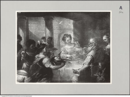 Vorderseite von Soprintendenza Gallerie - Napoli [https://www.deutsche-digitale-bibliothek.de/content/lizenzen/rv-ez/] Das Gastmahl des Herodes - , bh608298_recto. Foto.