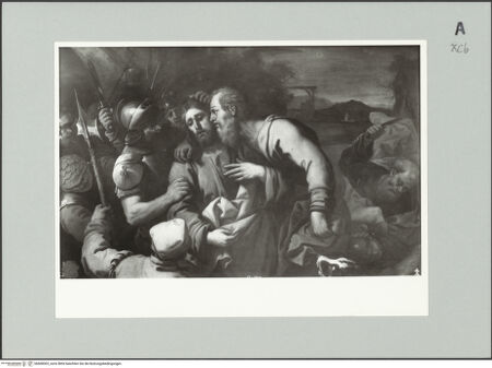 Vorderseite von Museo del Prado [https://www.deutsche-digitale-bibliothek.de/content/lizenzen/rv-ez/] Der Judaskuß - , bh608303_recto. Foto.