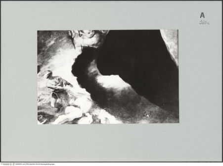 Vorderseite von Sopr. BAAAS Cosenza [https://www.deutsche-digitale-bibliothek.de/content/lizenzen/rv-ez/] Der heilige Franz Xaver als Fürsprecher der Pestkranken - Detail mit Signatur, bh608305_recto. Foto.