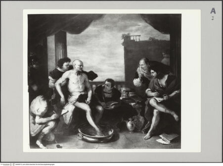 Vorderseite von Museo de Arte de Ponce [https://www.deutsche-digitale-bibliothek.de/content/lizenzen/rv-ez/] Der Freitod des Seneca - , bh608315_recto. Foto.