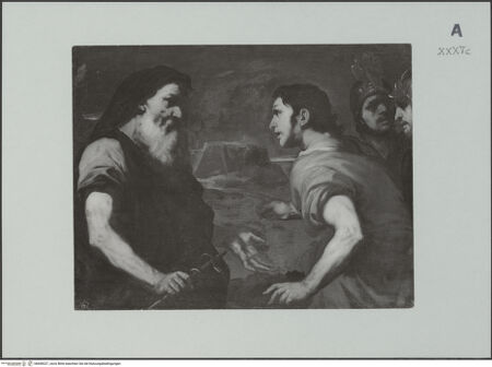 Vorderseite von Herzog Anton Ulrich-Museum [https://www.deutsche-digitale-bibliothek.de/content/lizenzen/rv-ez/] Römische Gesandte bei Aesculap - , bh608327_recto. Foto.