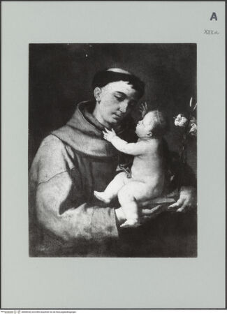 Vorderseite von Archives Photographiques, Caisse Nationale des Monuments Historiques [https://www.deutsche-digitale-bibliothek.de/content/lizenzen/rv-fz/] Der heilige Antonius von Padua - , bh608338_recto. Foto.