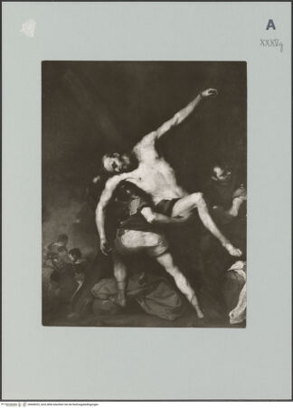 Vorderseite von Bayerische Staatsgemäldesammlungen [https://www.deutsche-digitale-bibliothek.de/content/lizenzen/rv-ez/] Der heilige Andreas wird vom Kreuz abgenommen - , bh608352_recto. Foto.