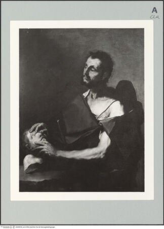 Vorderseite von Moss, Stanley and CO., inc. [https://www.deutsche-digitale-bibliothek.de/content/lizenzen/rv-ez/] Karneades mit dem Kopf des Paniscus - , bh608354_recto. Foto.