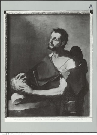 Vorderseite von Giraudon [https://www.deutsche-digitale-bibliothek.de/content/lizenzen/rv-ez/] Karneades mit dem Kopf des Paniscus - , bh608355_recto. Foto.