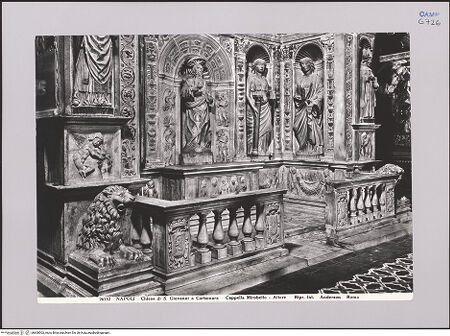 Vorderseite von Alinari [https://www.deutsche-digitale-bibliothek.de/content/lizenzen/rv-ez/] Cappella Miroballo - Teilansicht, bh608502_recto. Foto.