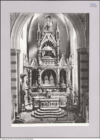 Vorderseite von Alinari [https://www.deutsche-digitale-bibliothek.de/content/lizenzen/rv-ez/] Grabmal des Königs Ladislaus (gest. 1414) - Gesamtansicht, bh608513_recto. Foto.