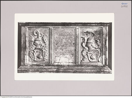 Vorderseite von unbekannt [https://www.deutsche-digitale-bibliothek.de/content/lizenzen/rv-fz/] Grabmal des Giovanni Cicinello (gest. 1442) - , bh608518_recto. Foto.