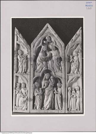 Vorderseite von Soprintendenza Gallerie - Napoli [https://www.deutsche-digitale-bibliothek.de/content/lizenzen/rv-ez/] Triptychon - Gesamtansicht, bh608529_recto. Foto.