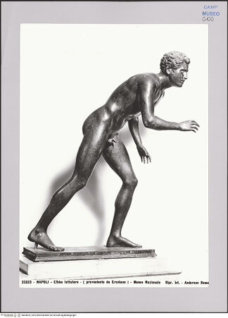 Vorderseite von Alinari [https://www.deutsche-digitale-bibliothek.de/content/lizenzen/rv-ez/] Läufer - , bh608532_recto. Foto.