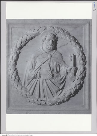 Vorderseite von unbekannt [https://www.deutsche-digitale-bibliothek.de/content/lizenzen/rv-fz/] Grabmal des Diego I, Conte di Cavaniglia (gest. 1481) - Detail: Sarkophag, der Hl. Petrus, bh608597_recto. Foto.