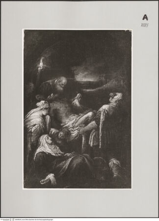 Vorderseite von Museum [https://www.deutsche-digitale-bibliothek.de/content/lizenzen/rv-ez/] Die Grablegung Christi - , bh608634_recto. Foto.