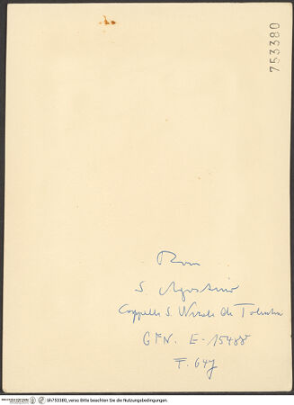 Rückseite von bh753380_recto