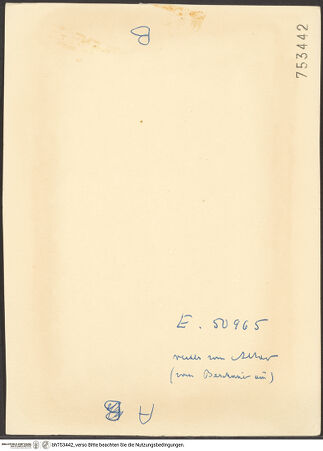 Rückseite von bh753442_recto