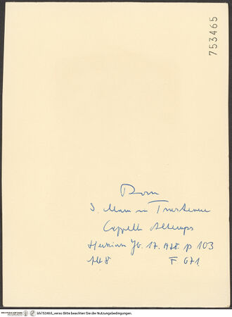 Rückseite von bh753465_recto