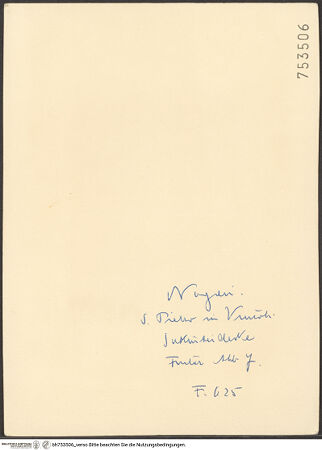 Rückseite von bh753506_recto