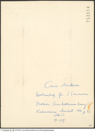 Rückseite von bh753514_recto