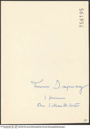 Rückseite von bh756195_recto