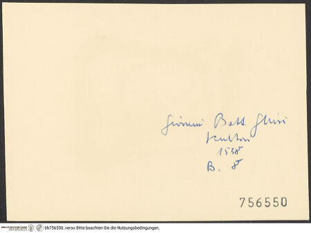 Rückseite von bh756550_recto