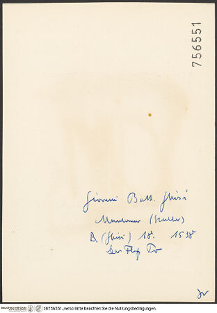 Rückseite von bh756551_recto