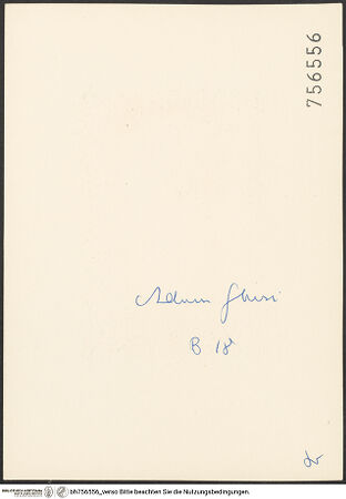Rückseite von bh756556_recto