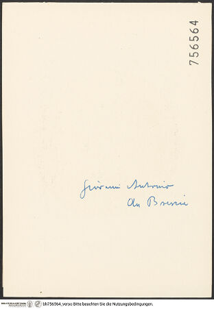 Rückseite von bh756564_recto