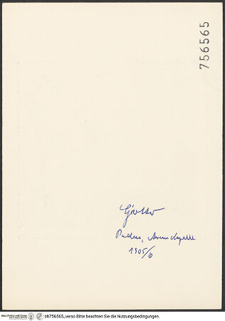 Rückseite von bh756565_recto