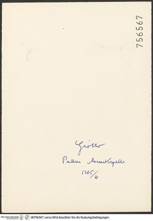 Rückseite von bh756567_recto