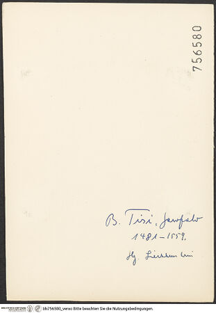 Rückseite von bh756580_recto