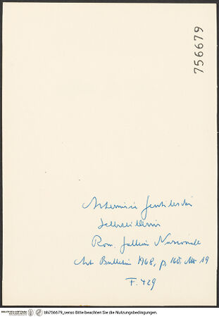 Rückseite von bh756679_recto