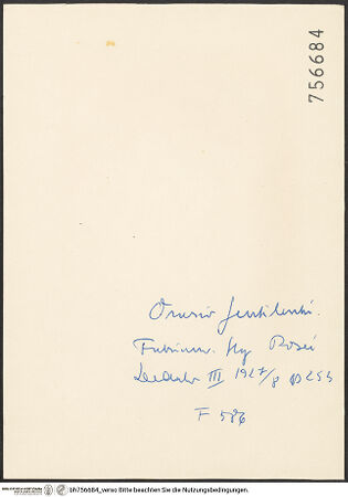 Rückseite von bh756684_recto