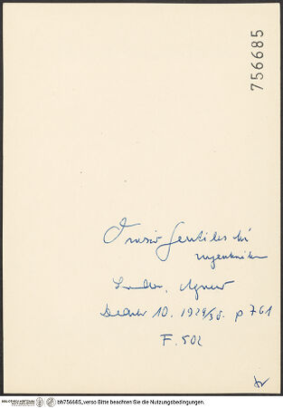 Rückseite von bh756685_recto