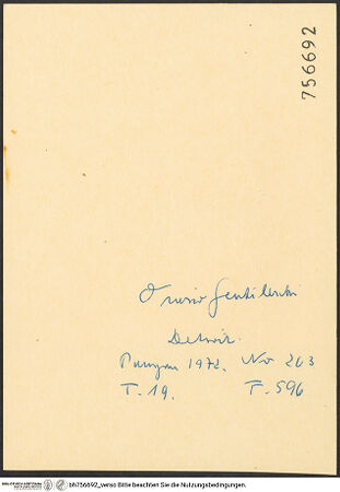 Rückseite von bh756692_recto