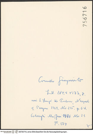 Rückseite von bh756716_recto