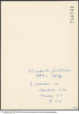 Rückseite von bh756742_recto