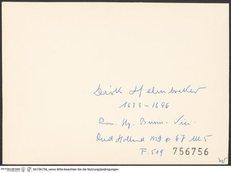 Rückseite von bh756756_recto