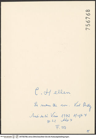 Rückseite von bh756768_recto