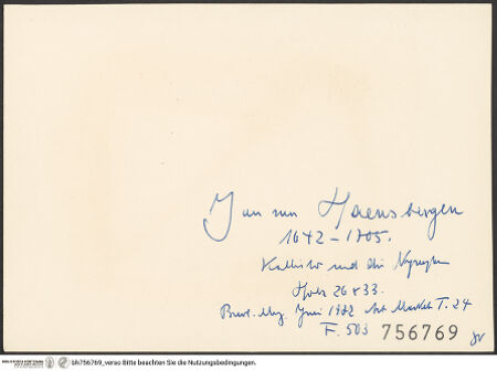 Rückseite von bh756769_recto