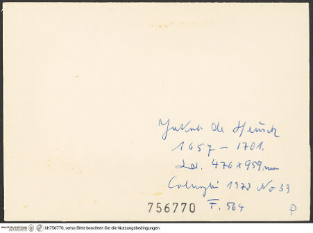 Rückseite von bh756770_recto